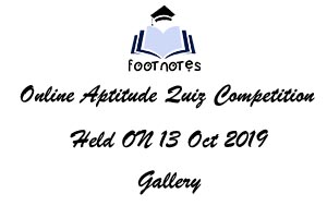 Online Aptitude Quiz Competition 2019 Gallery